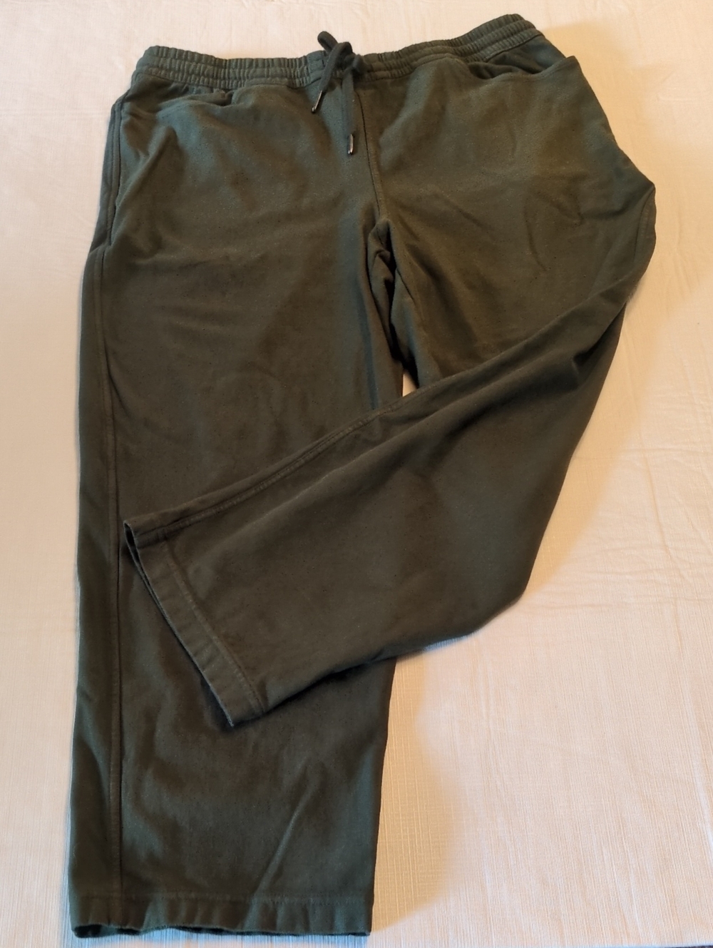 Athleta Farallon Dark Olive Drawstring Track Pants